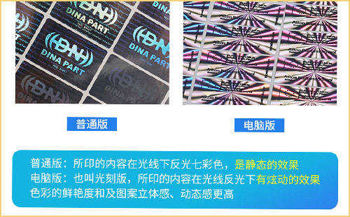 激光防偽標(biāo)簽制作的7個合格標(biāo)準(zhǔn),不懂請進